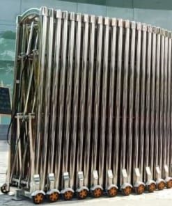 Lắp đặt cửa cổng xếp tự động