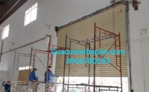 sửa chữa thay lá cửa cuốn Đài Loan tại kcn Amata Biên Hòa,Đồng Nai