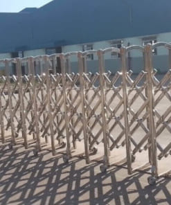 Thi công lắp đặt Cửa cổng xếp inox tại Đắk Nông