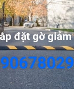 Dịch vụ thi công gờ giảm tốc