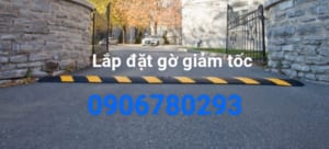 Dịch vụ thi công gờ giảm tốc
