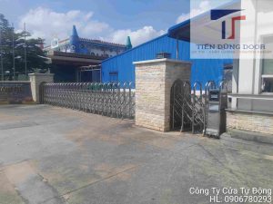 Cửa cổng xếp tại kcn Mỹ Phước