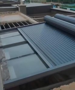 Mái cuộn nan nhôm tự động.