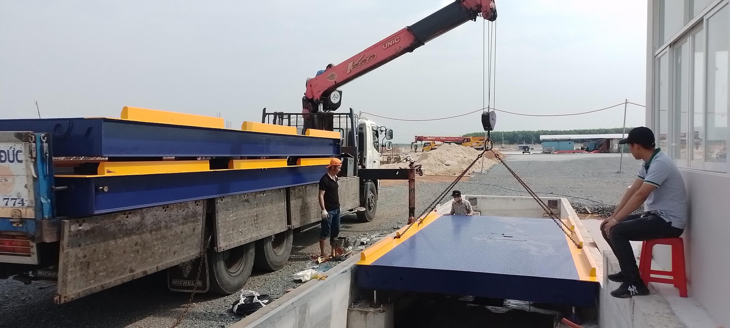 lắp đặt trạm cân xe tải cho công ty tại Đồng Nai.