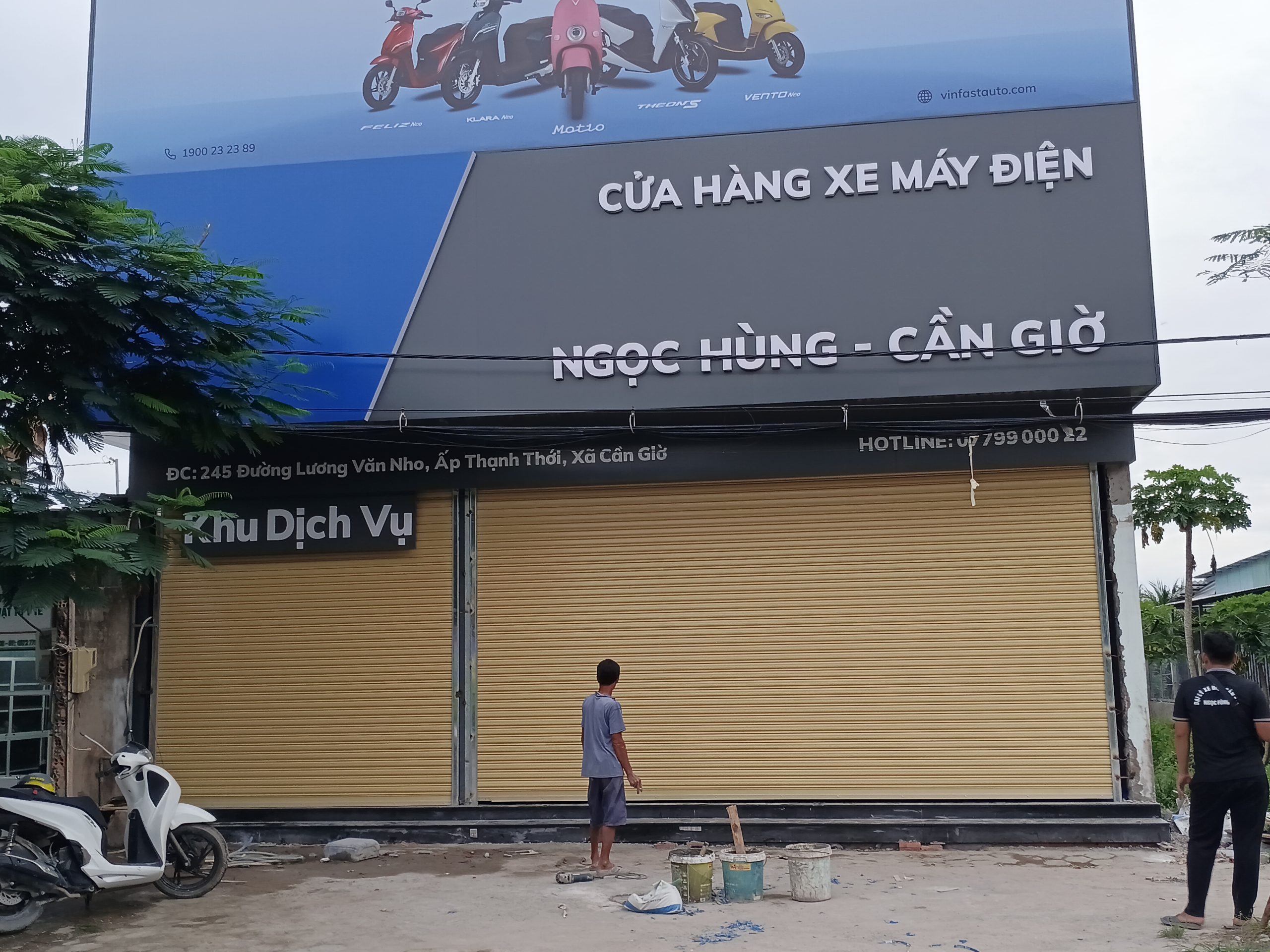 Lắp đặt cửa cuốn tại Cần Giờ